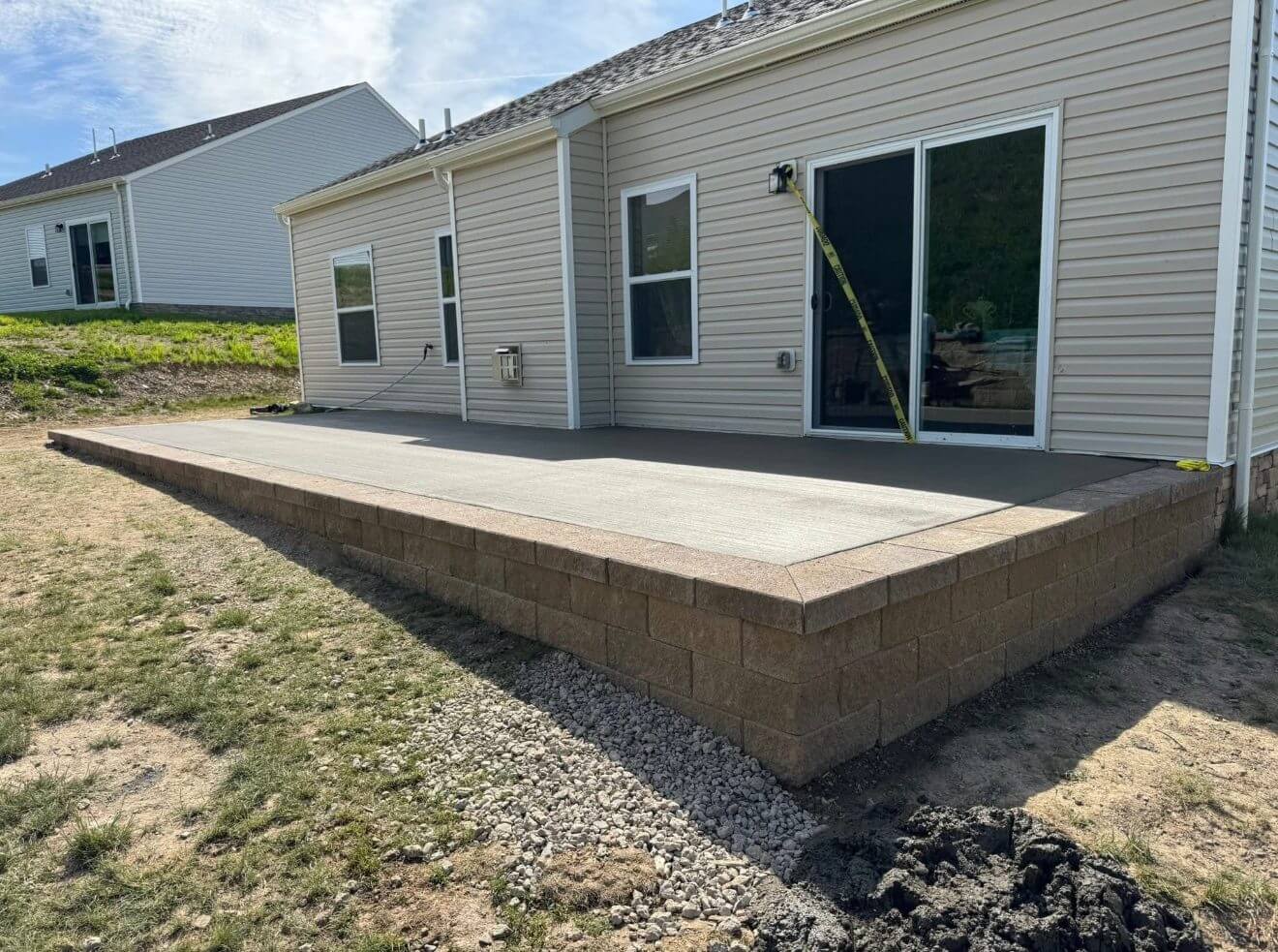 Brick porch and outdoor living project in Williamsburg, VA