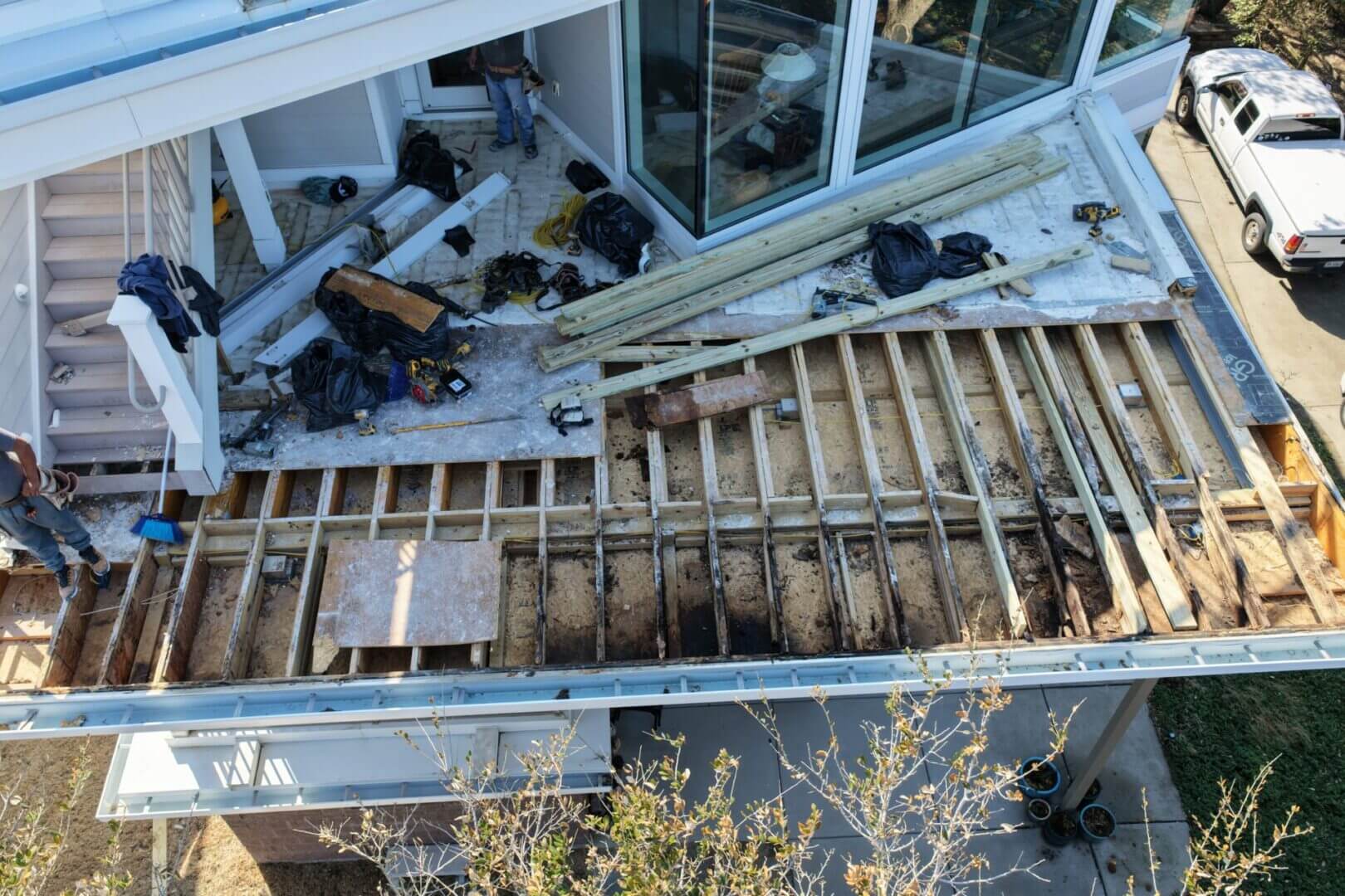 Deck framing and construction by B&B Decks near Yorktown, VA