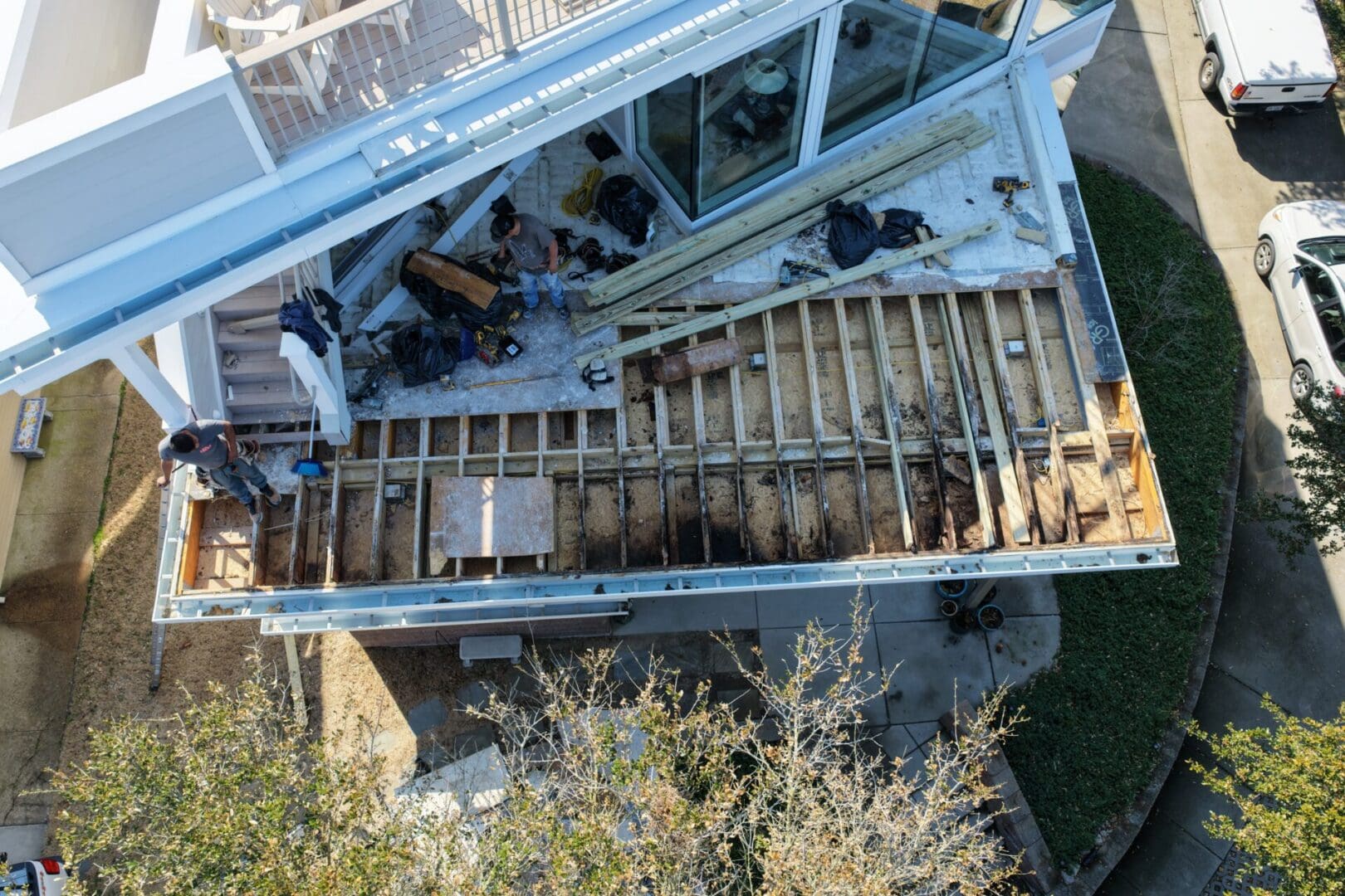 Aerial deck replacement Hampton Roads