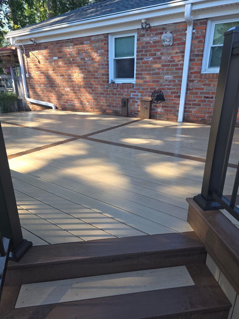 B&B Decks custom composite deck in Hampton, VA