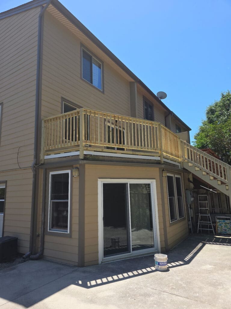 Custom deck construction in Chesapeake, VA